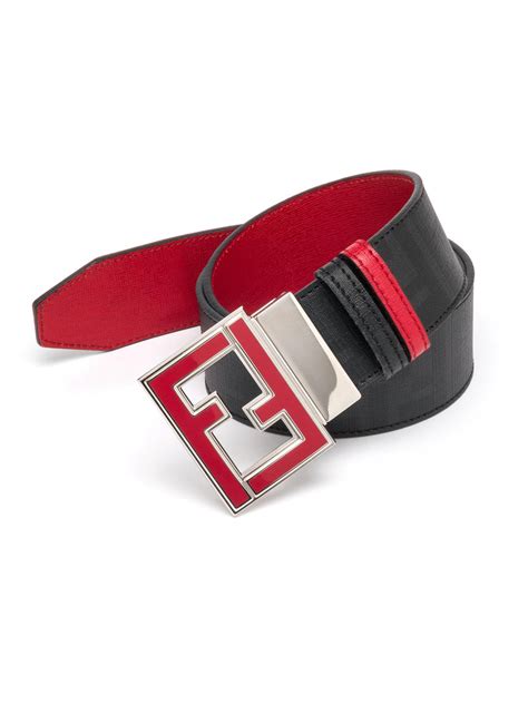 red fendi belt replica|fendi men's reversible belt.